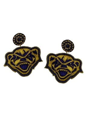 Michigan Wolverines Football Game Day Earring
